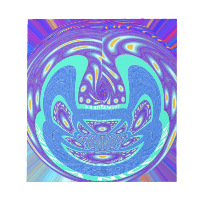 Bloco De Notas Tenha um dia feliz (Frente)