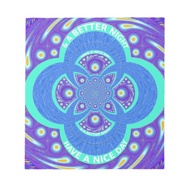 Bloco De Notas Tenha um dia mais agradável (Frente)