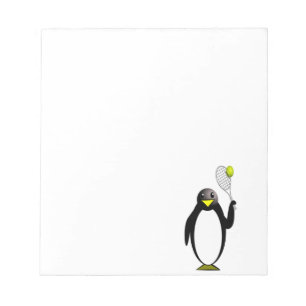 Bloco De Notas Tênis Pinguim Jogando