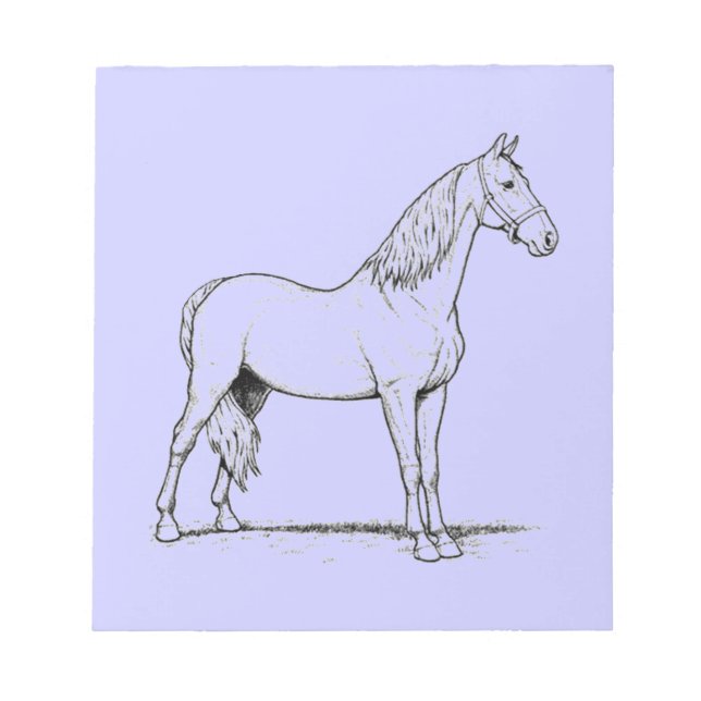 Bloco De Notas Tennessee Walking Horse - em pé (Frente)