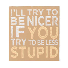 Bloco De Notas Tente ser um notebook personalizado mais agradável