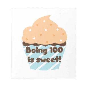 Bloco De Notas Ter 100 é t-shirts e presentes de aniversário doce