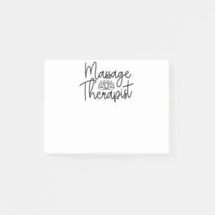 Bloco De Notas Terapêutica de Massagem em Cute