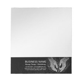 Bloco De Notas Terapêutica de Massagem Terapia Mãos Energia Spa B