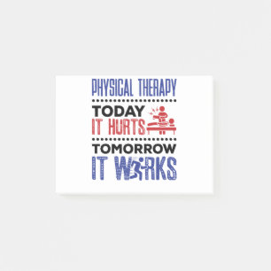 Bloco De Notas Terapia Física Hoje Dói Amanhã Que Funciona