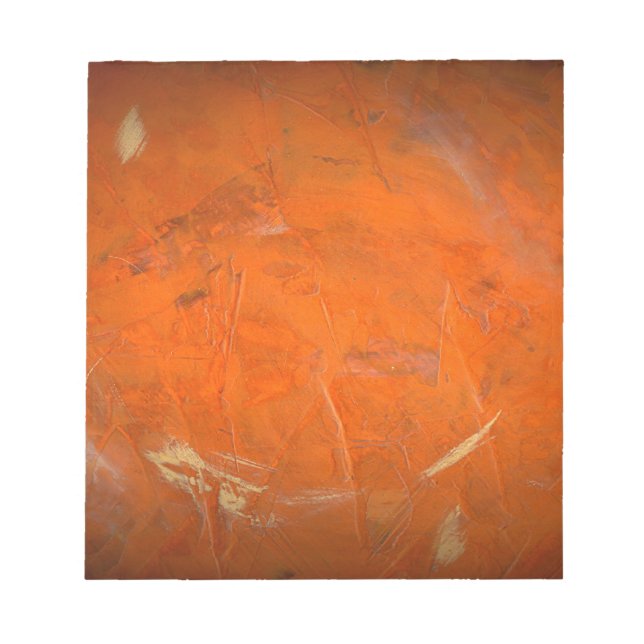 Bloco De Notas Termine de Terracotta Faux Glazedada (Frente)