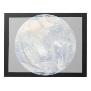 Bloco De Notas Terra cheio Mostrando O Hemisfério Leste.