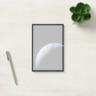 Bloco De Notas Terra Crescente Tirada Da Missão Apollo 4.