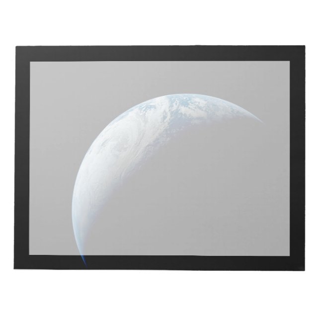 Bloco De Notas Terra Crescente Tirada Da Missão Apollo 4. (Frente)