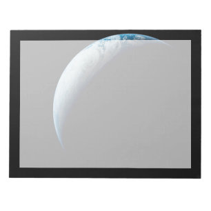 Bloco De Notas Terra Crescente Tirada Da Missão Apollo 4. 2