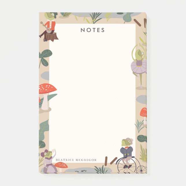 Bloco De Notas Terra sapo (Frente)
