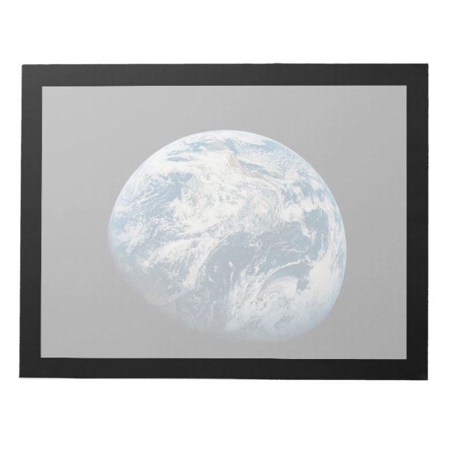 Bloco De Notas Terra Tirada Da Nave Espacial Aollo 8. (Frente)