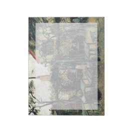 Bloco De Notas Terrace de um Café em Montmartre La Guinguette