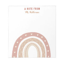 Terracotta Boho Rainbow Obrigado Presente