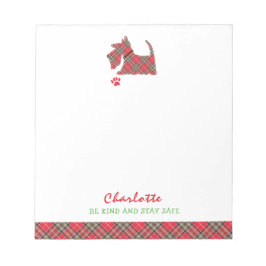 Bloco De Notas Terrier Escocês Personalizado Fofo