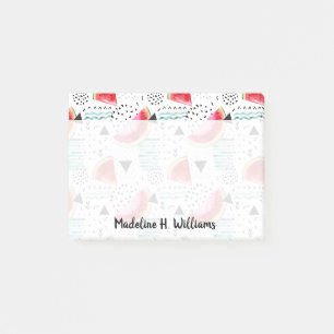 Bloco De Notas Teste padrão abstrato da melancia