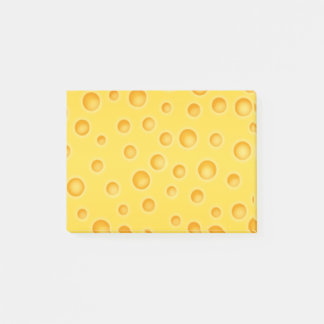 Bloco De Notas Teste padrão da textura de Cheezy do queijo suíço