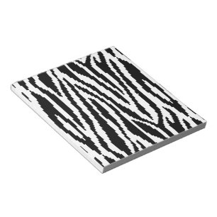 Bloco De Notas Teste padrão do design do impressão da zebra do