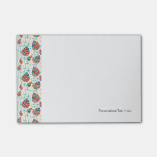 Bloco De Notas Teste padrão floral 5