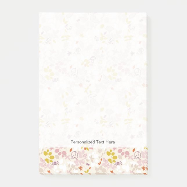 Bloco De Notas teste padrão que indica animais lunáticos (Frente)