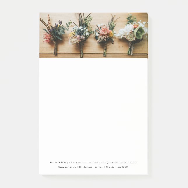 Bloco De Notas Texto Personalizado de Fotografia Profissional (Frente)