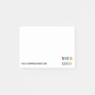 Bloco De Notas Texto personalizado do logotipo da empresa Notas d