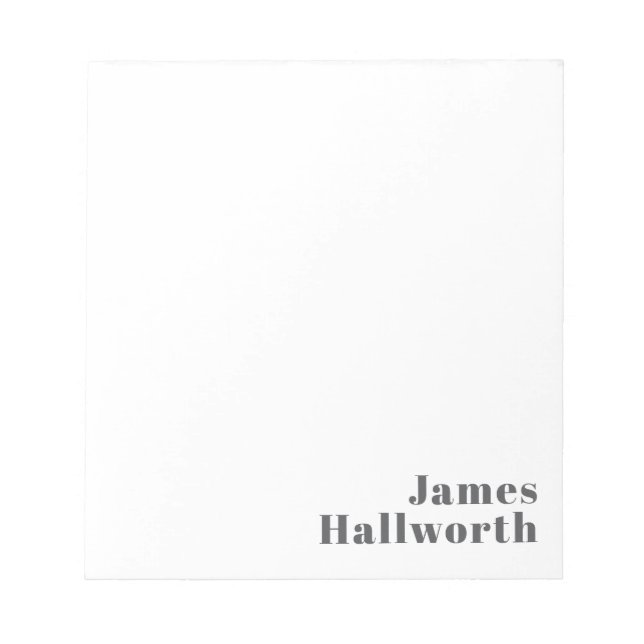 Bloco De Notas Texto Retroativo Retroativo para na moda Editável  (Frente)