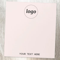 Texto Simples de Logotipo Empresarial Rosa Cor-de-