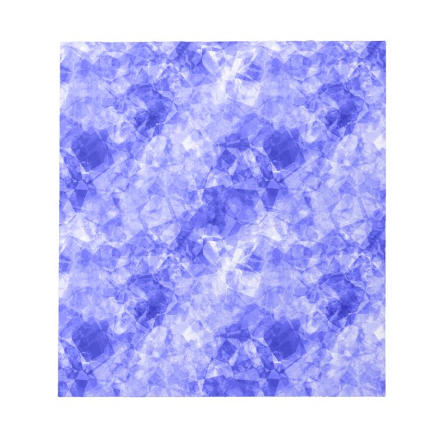 Bloco De Notas Textura Azul Crumplada (Frente)