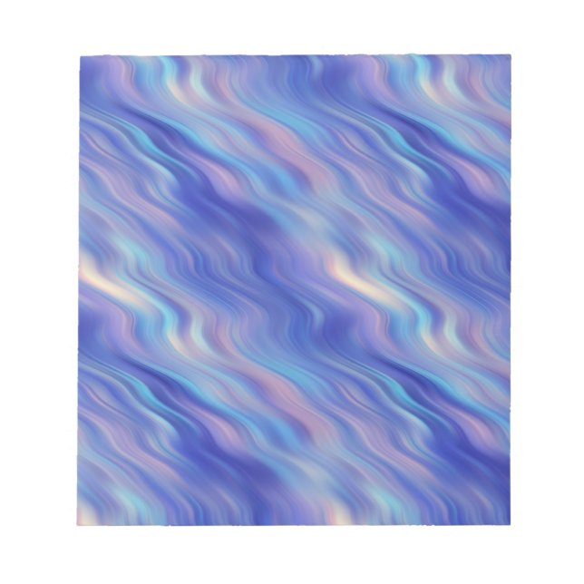 Bloco De Notas Textura Azul de Glória (Frente)