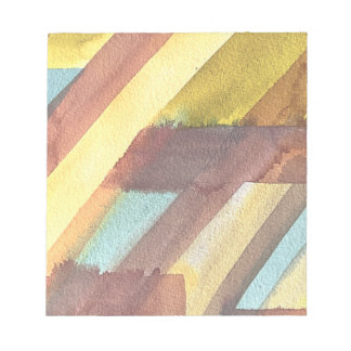 Bloco De Notas Textura de Aquarela em Tons Terrosos