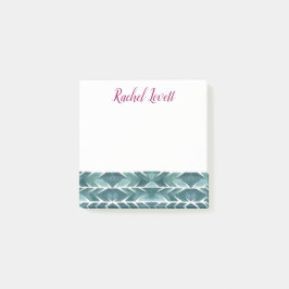 Bloco De Notas Textura de Cactus Verde Posta