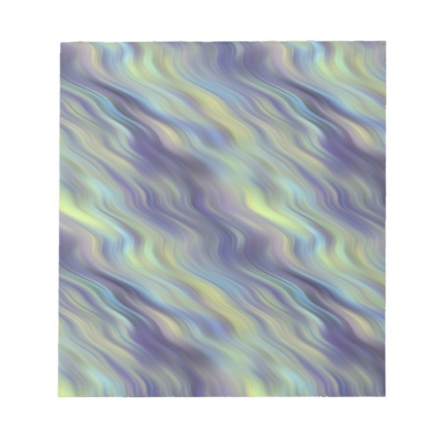 Bloco De Notas Textura de Lavanda ondulada (Frente)