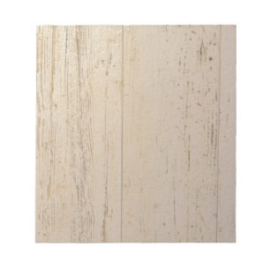 Bloco De Notas Textura de Madeira de Grão Branco Lavado