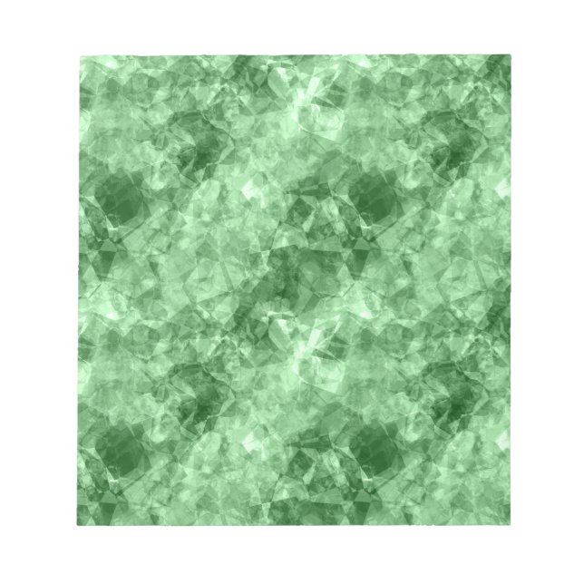 Bloco De Notas Textura verde escura amassada (Frente)