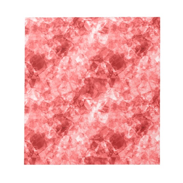 Bloco De Notas Textura vermelha amassada (Frente)