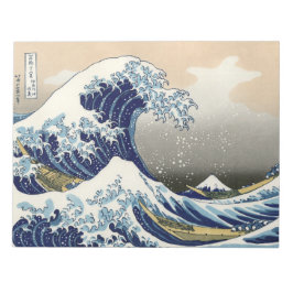 Bloco De Notas The Great Wave of Kanagawa - Katsushika Hokusai