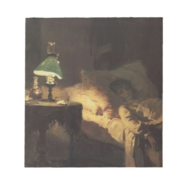 Bloco De Notas The Ill Woman (por Vasily Polenov) (Frente)
