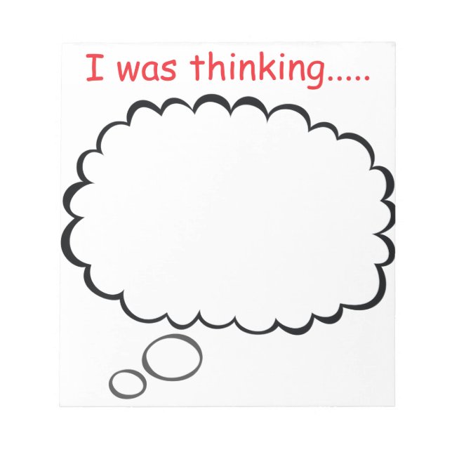 Bloco De Notas Thoughts Notepad (Frente)