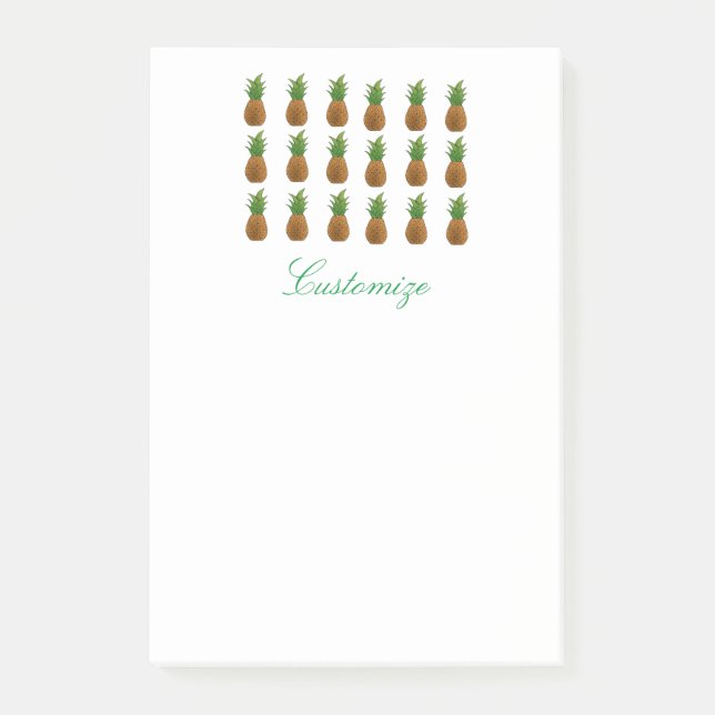 Bloco De Notas Thunder_Cove Pequeno Pineanases (Frente)