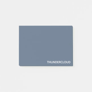 Bloco De Notas Thundercloud Blue-grey Colour Name