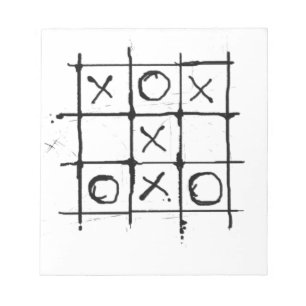 Bloco De Notas Tic Tac Toe
