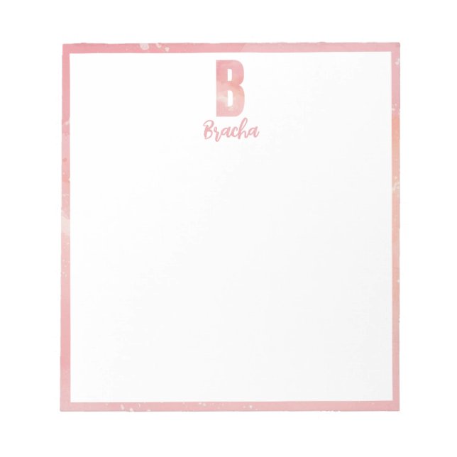 Bloco De Notas Tie dye bas mitzva aniversário (Frente)