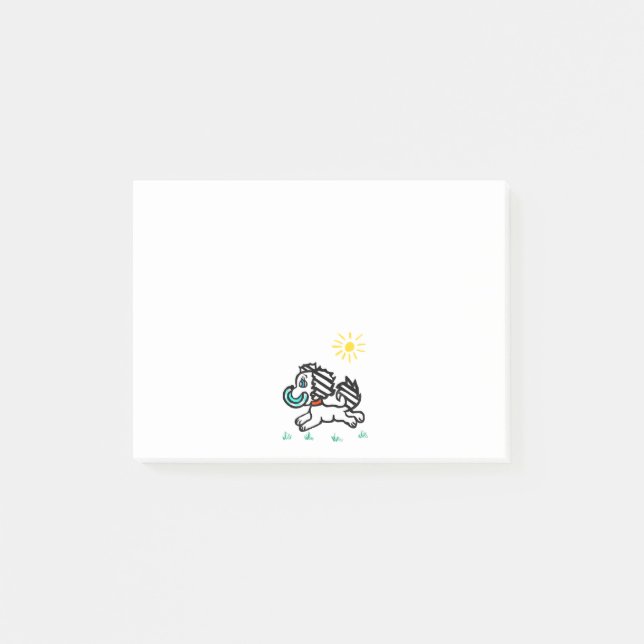 Bloco De Notas Tiffany e suas notas Postadas Frisbee (Frente)