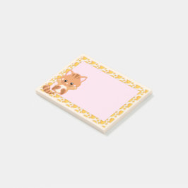 Bloco De Notas Tiger Kitten Laranja Adorável
