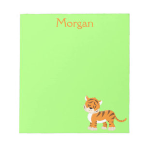 Bloco De Notas Tiger Safari Green