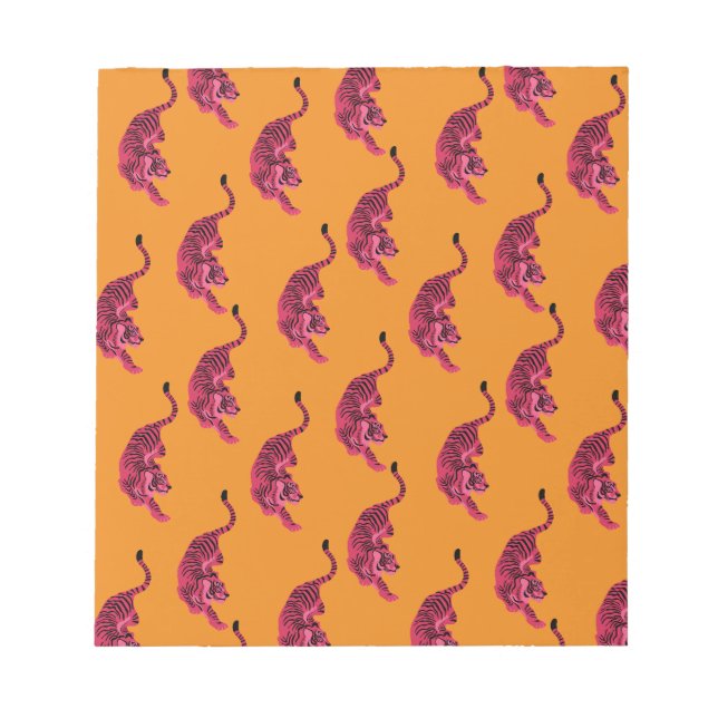 Bloco De Notas Tiger - Vibrant Pink (Frente)