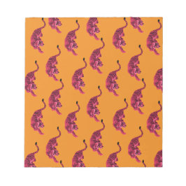 Bloco De Notas Tigre - Rosa Vibrante