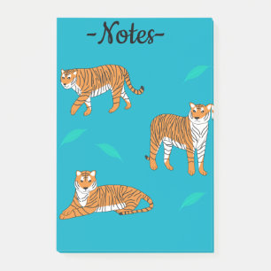 Bloco De Notas Tigres Laranja