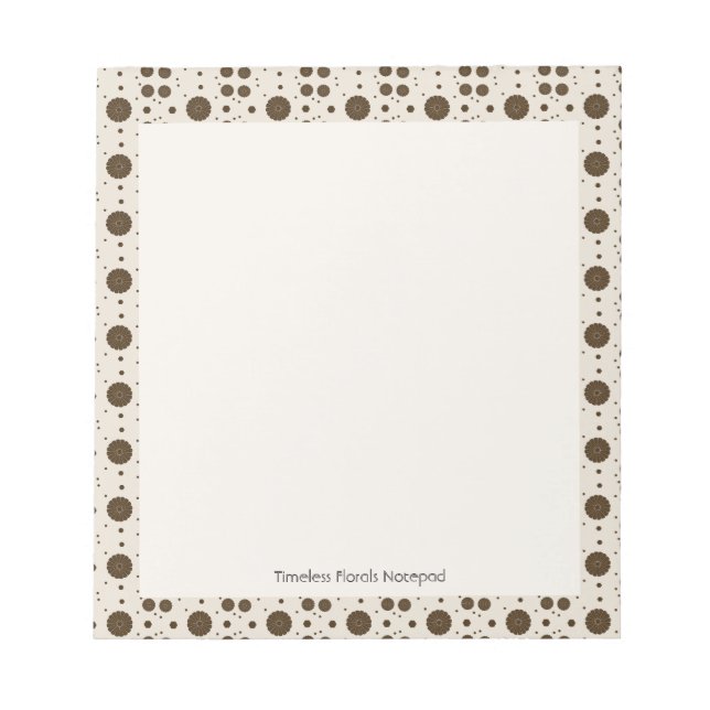 Bloco De Notas Timeless Florals (Frente)